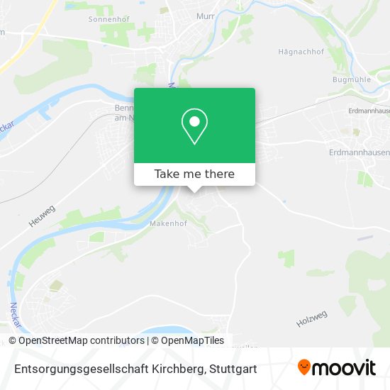 Entsorgungsgesellschaft Kirchberg map