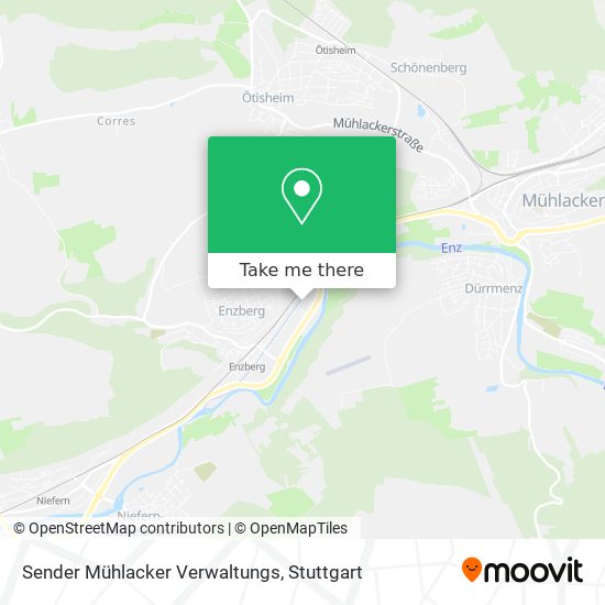 Sender Mühlacker Verwaltungs map
