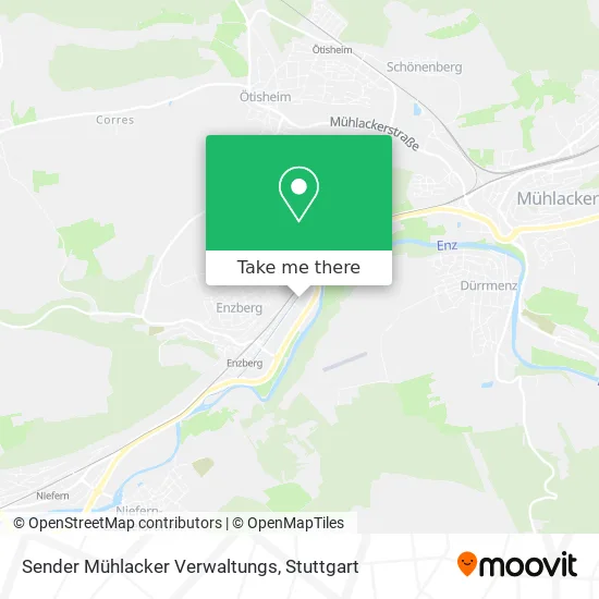 Карта Sender Mühlacker Verwaltungs