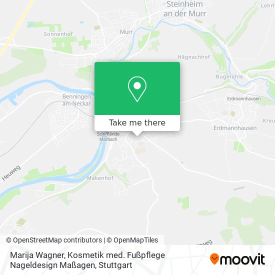 Marija Wagner, Kosmetik med. Fußpflege Nageldesign Maßagen map