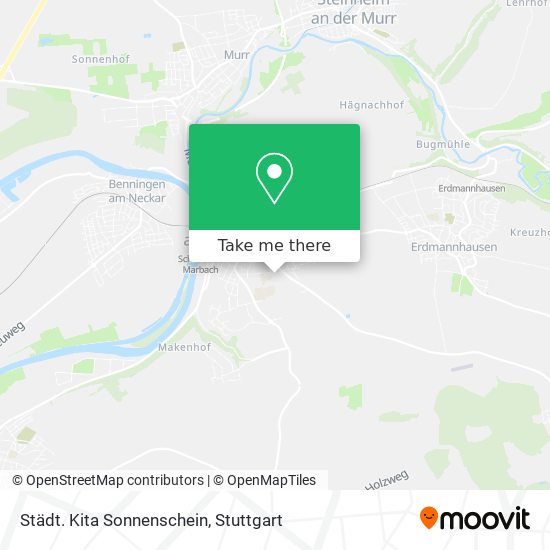 Städt. Kita Sonnenschein map