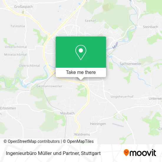 Карта Ingenieurbüro Müller und Partner