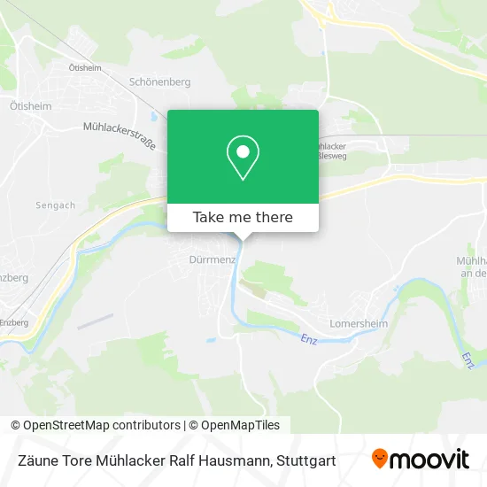 Карта Zäune Tore Mühlacker Ralf Hausmann