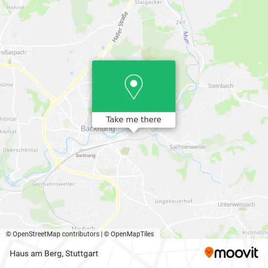 Карта Haus am Berg