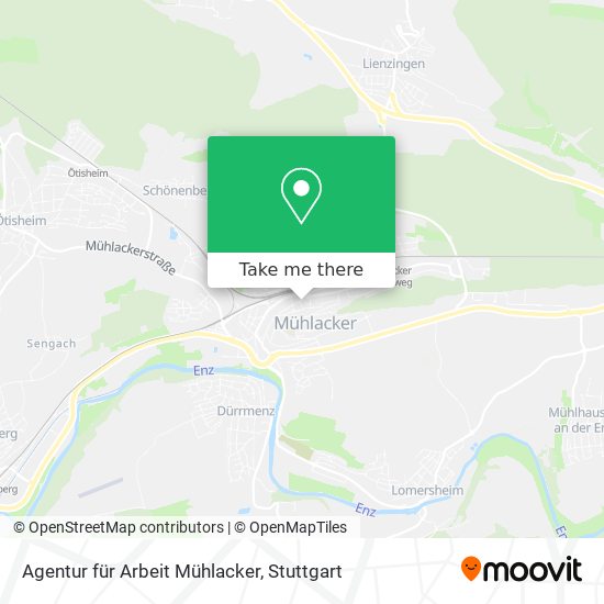 Agentur für Arbeit Mühlacker map