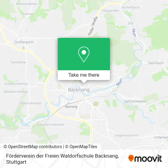 Карта Förderverein der Freien Waldorfschule Backnang