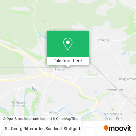 Карта St. Georg Ritterorden Saarland