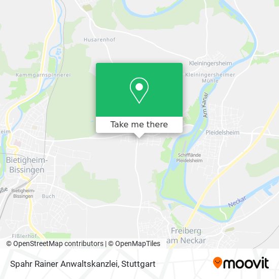 Spahr Rainer Anwaltskanzlei map