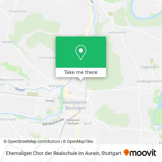 Ehemaligen Chor der Realschule im Aurein map