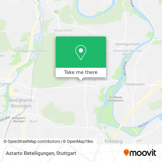 Карта Astarto Beteiligungen