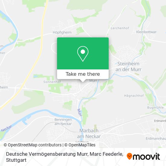 Deutsche Vermögensberatung Murr, Marc Feederle map