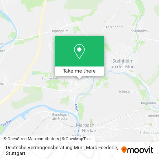 Карта Deutsche Vermögensberatung Murr, Marc Feederle