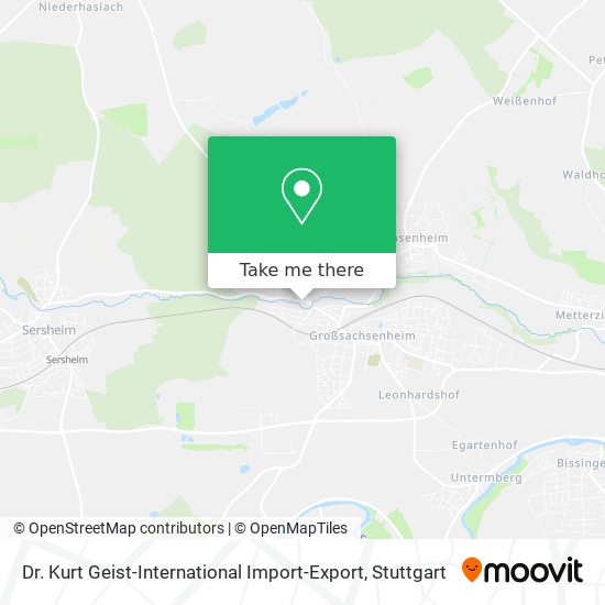 Dr. Kurt Geist-International Import-Export map
