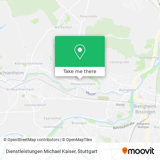 Dienstleistungen Michael Kaiser map