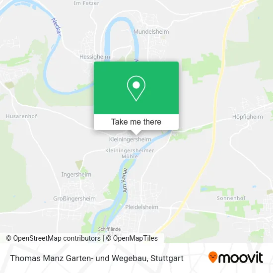 Карта Thomas Manz Garten- und Wegebau