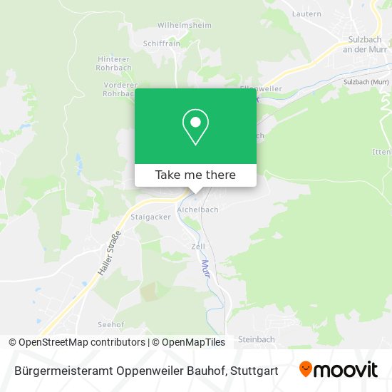 Bürgermeisteramt Oppenweiler Bauhof map