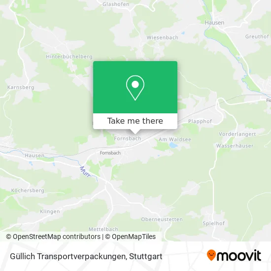 Карта Güllich Transportverpackungen