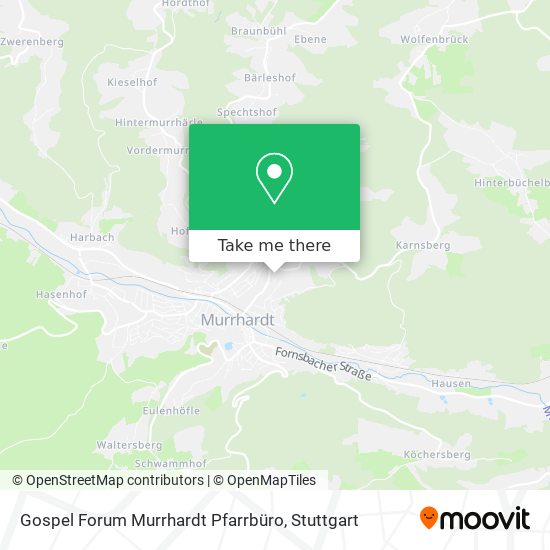 Gospel Forum Murrhardt Pfarrbüro map