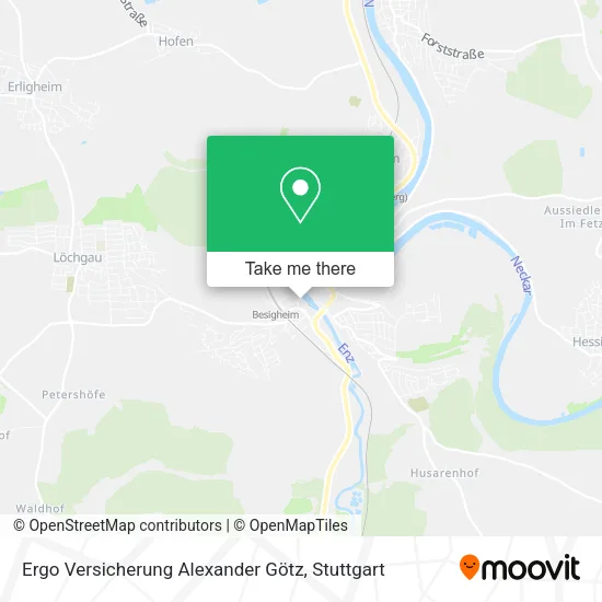 Карта Ergo Versicherung Alexander Götz