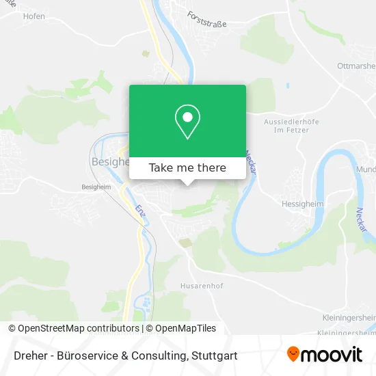 Карта Dreher - Büroservice & Consulting