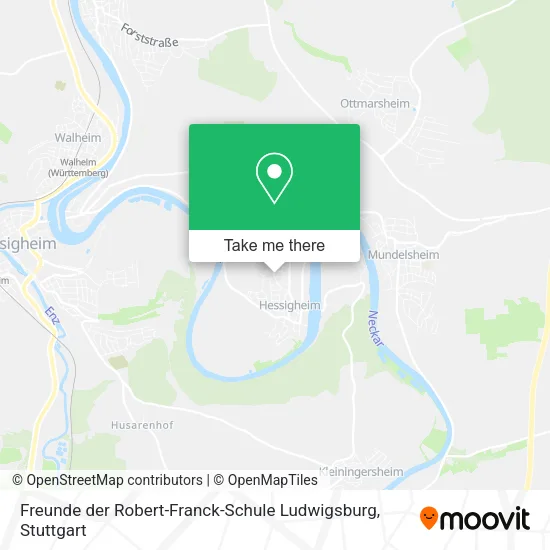 Карта Freunde der Robert-Franck-Schule Ludwigsburg
