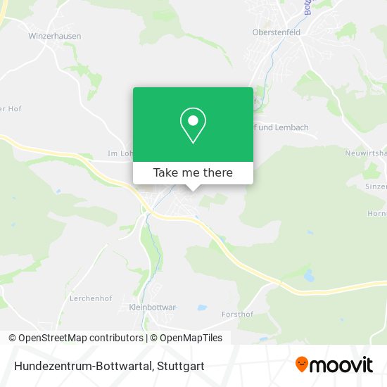 Hundezentrum-Bottwartal map