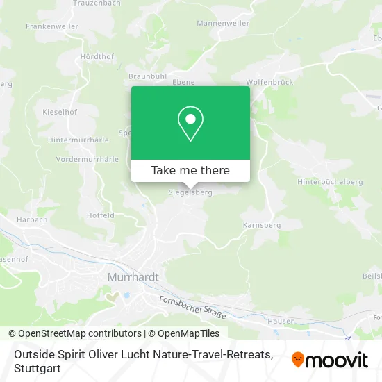 Карта Outside Spirit Oliver Lucht Nature-Travel-Retreats