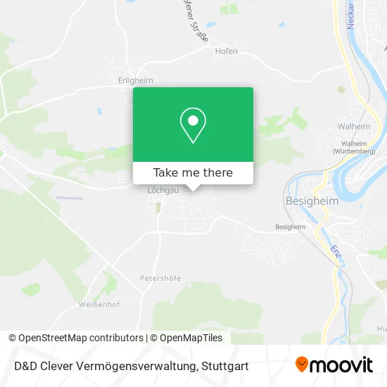 Карта D&D Clever Vermögensverwaltung