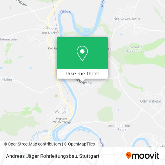 Карта Andreas Jäger Rohrleitungsbau