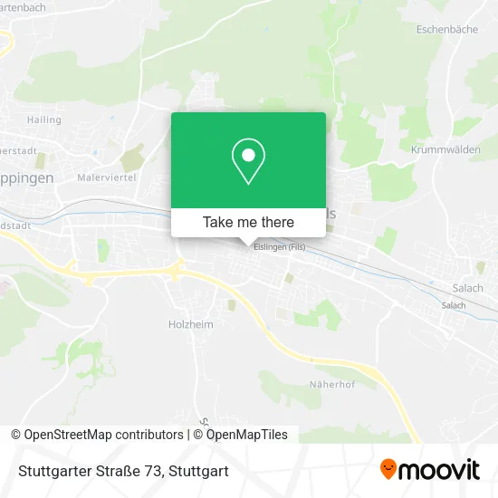 Карта Stuttgarter Straße 73
