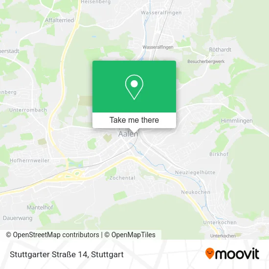 Карта Stuttgarter Straße 14