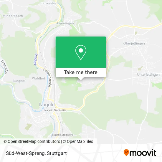 Карта Süd-West-Spreng