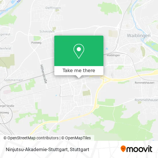 Карта Ninjutsu-Akademie-Stuttgart