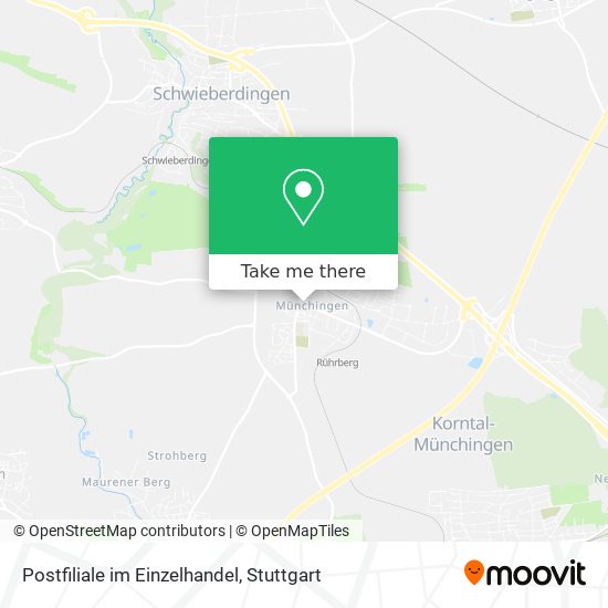 Postfiliale im Einzelhandel map