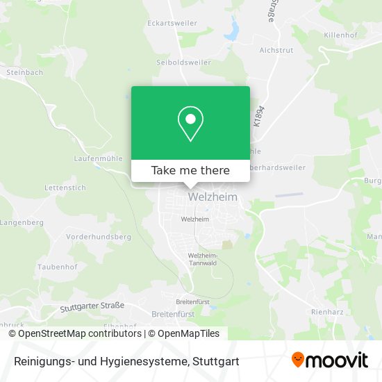 Reinigungs- und Hygienesysteme map