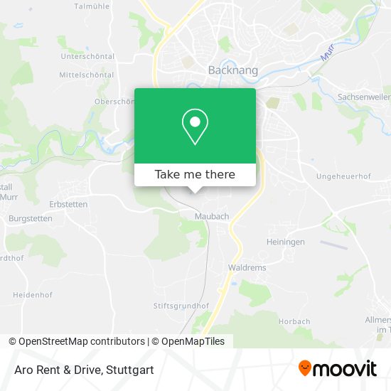 Aro Rent & Drive map