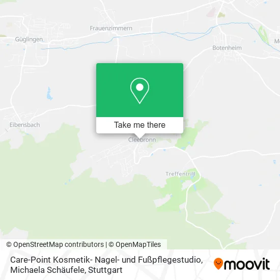 Карта Care-Point Kosmetik- Nagel- und Fußpflegestudio, Michaela Schäufele