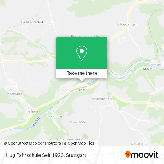 Карта Hug Fahrschule Seit 1923