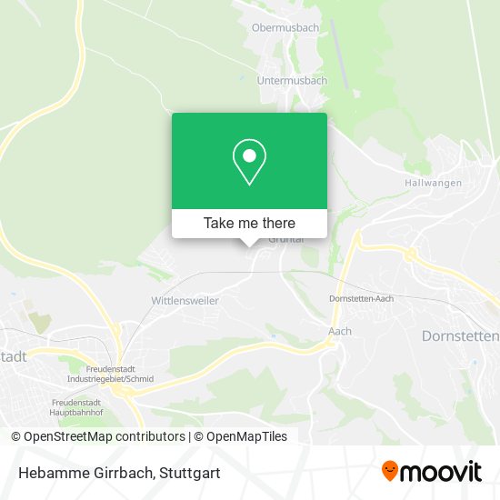 Hebamme Girrbach map