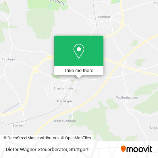 Dieter Wagner Steuerberater map