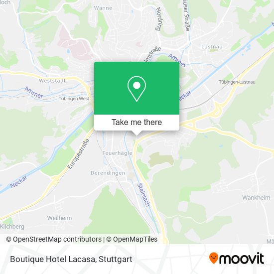 Boutique Hotel Lacasa map