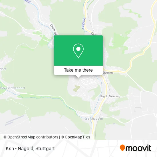 Карта Ksn - Nagold