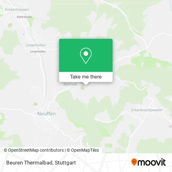 Карта Beuren Thermalbad