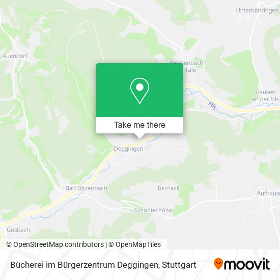 Карта Bücherei im Bürgerzentrum Deggingen