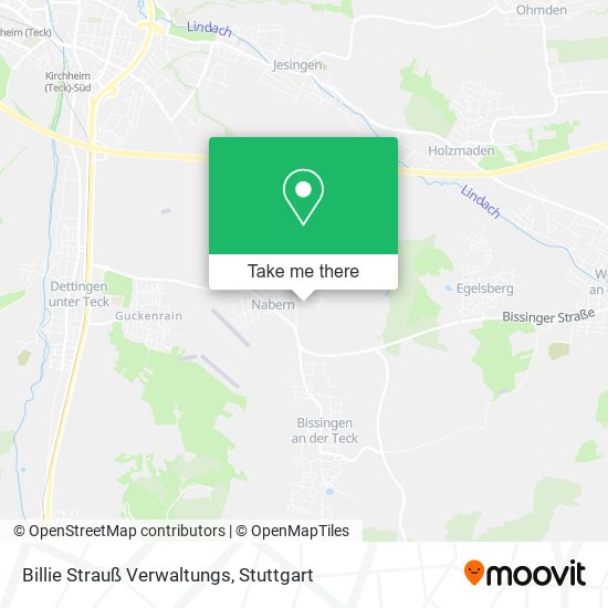 Billie Strauß Verwaltungs map