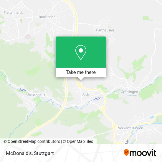Карта McDonald's