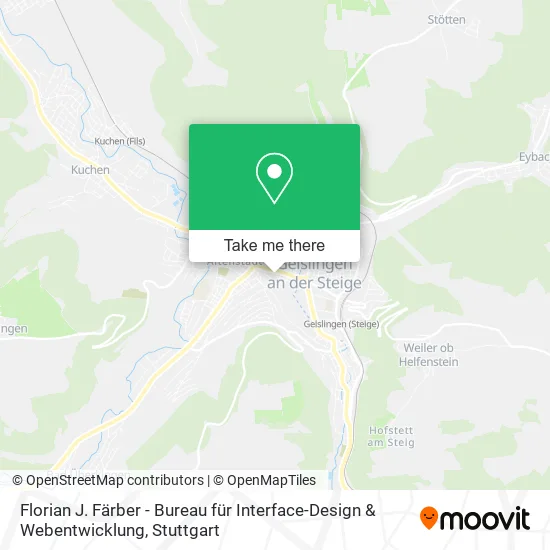 Карта Florian J. Färber - Bureau für Interface-Design & Webentwicklung