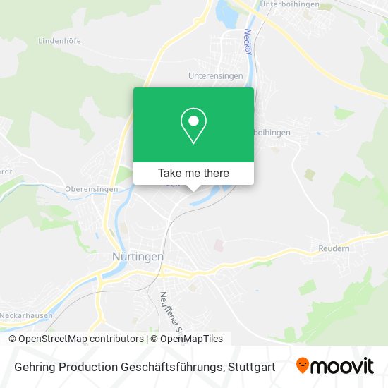 Gehring Production Geschäftsführungs map