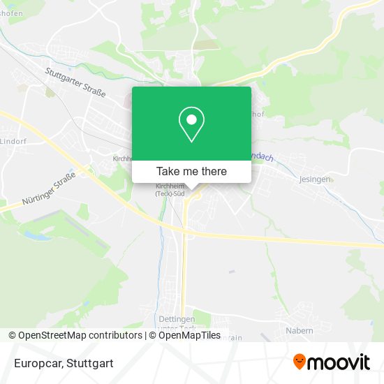 Карта Europcar