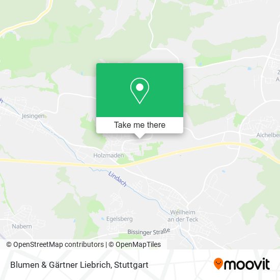 Blumen & Gärtner Liebrich map